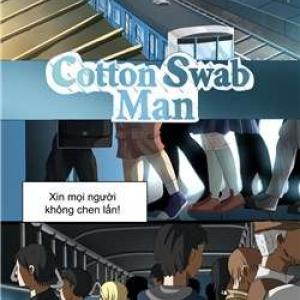 cotton swab man