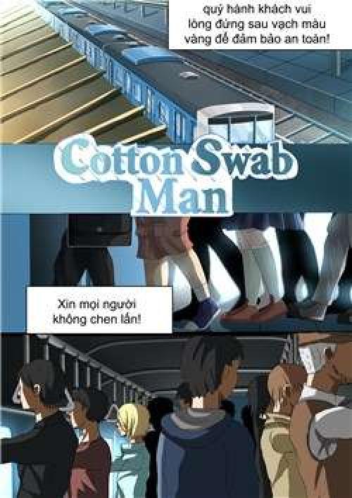 truyện tranh cotton swab man