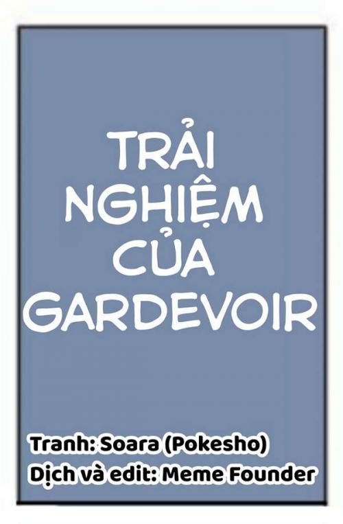 truyện tranh Trải nghiệm của Gardevoir