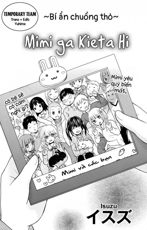 truyện tranh Mimi ga Kieta Hi