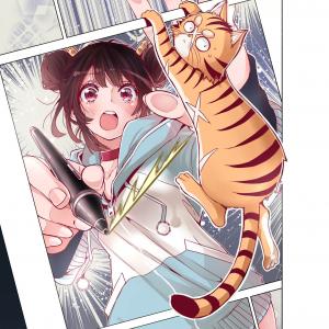 Chú mèo của họa sĩ manga