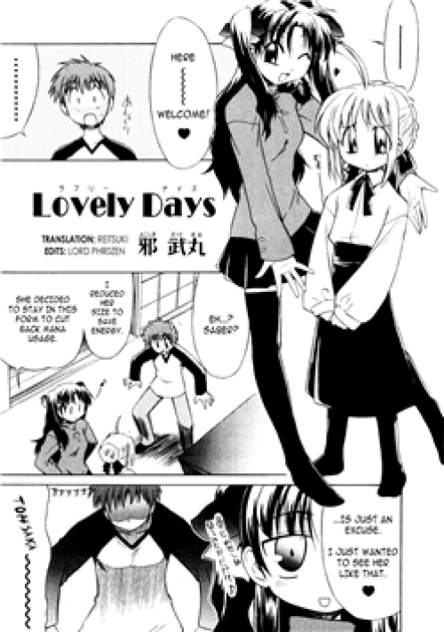 truyện tranh Chén thánh: Đêm Định Mệnh - Doujinshi Lovely Days